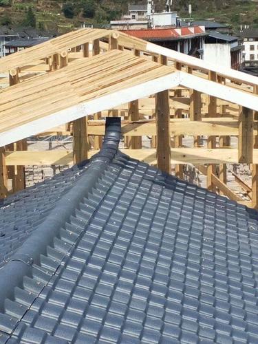 【正脊瓦屋檐瓦】深圳正脊瓦屋檐瓦合成树脂瓦树脂琉璃瓦屋面瓦