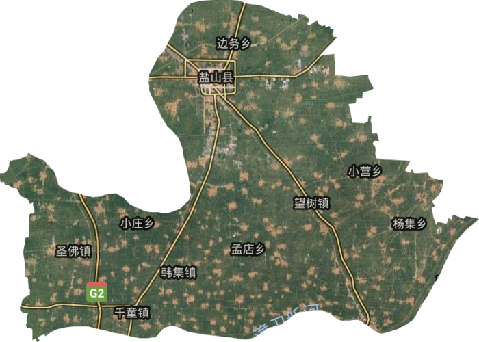 盐山县高清卫星地图,盐山县高清谷歌卫星地图