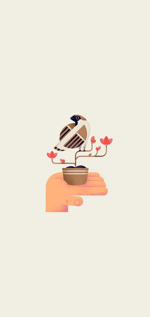 简约插画壁纸欣赏448期