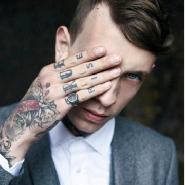 qq头像男生纹身霸气帅哥2019最新 人人都善良却又彼此