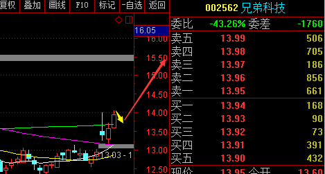 今天推荐的一只个股:兄弟科技(00256s.sz)