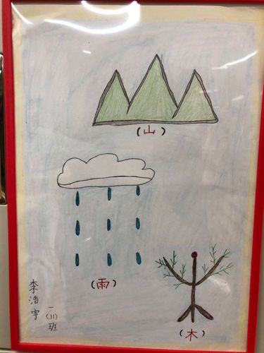 航天城一小一年级十一班最原始的文字——象形字