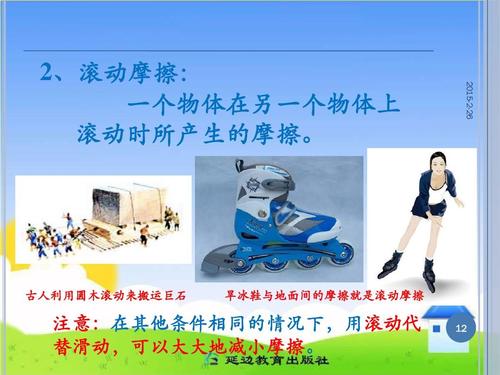 教科版八年级物理《摩擦力》参考课件ppt