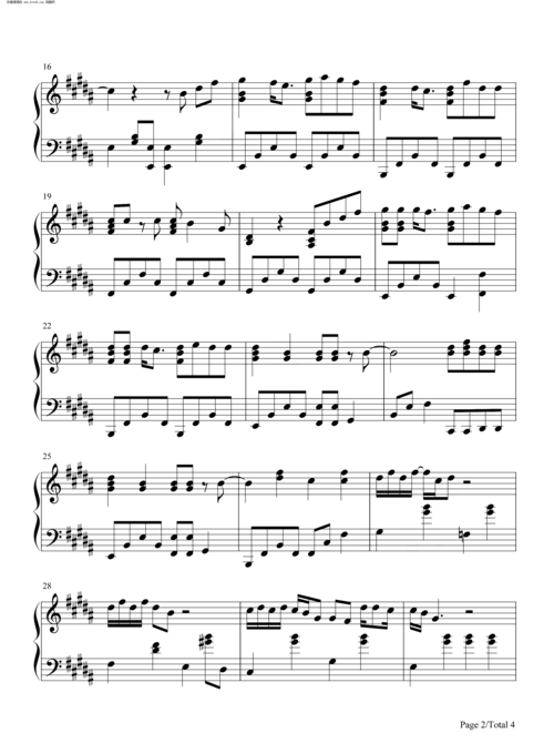 钢琴谱 > dancing with your ghost 纯粹又干净的女声超级好听 抖音热