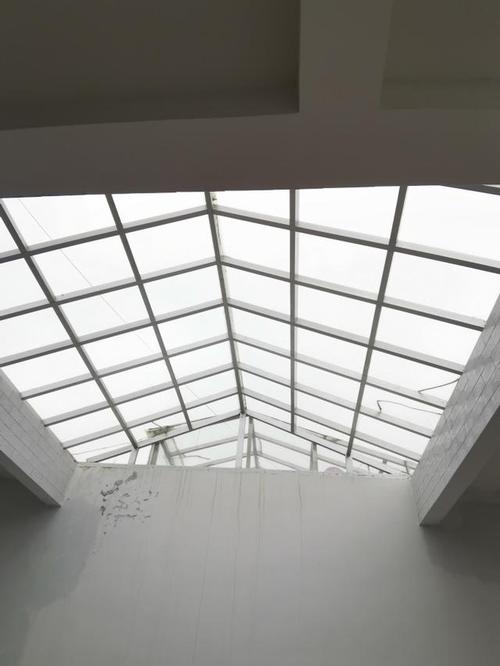 老爸把屋顶换成钢制玻璃顶,采光顶级好,完工后师傅竖起了大拇指