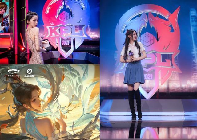 kpl女解说"露背图"火了,只因cos大乔白鹤梁皮肤,一夜涨粉无数