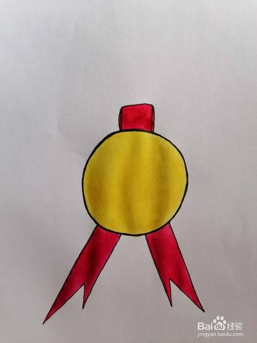 简易徽章的画法步骤