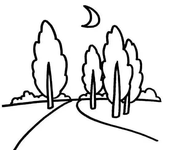 简笔画风景大全,你找的都在这里,千万要收好了!