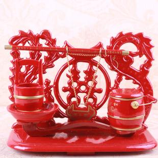 中式婚礼婚房摆设 婚庆摆件礼品 工艺品批发j59