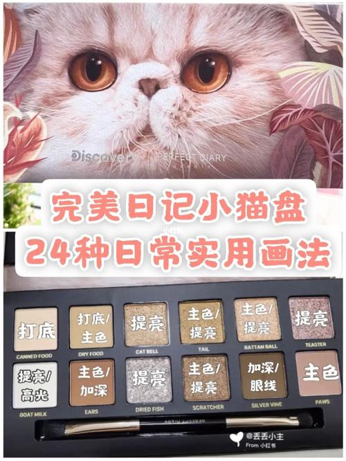完美日记小猫盘眼影配色6015超全实用眼妆教程_眼影_教程_眼妆