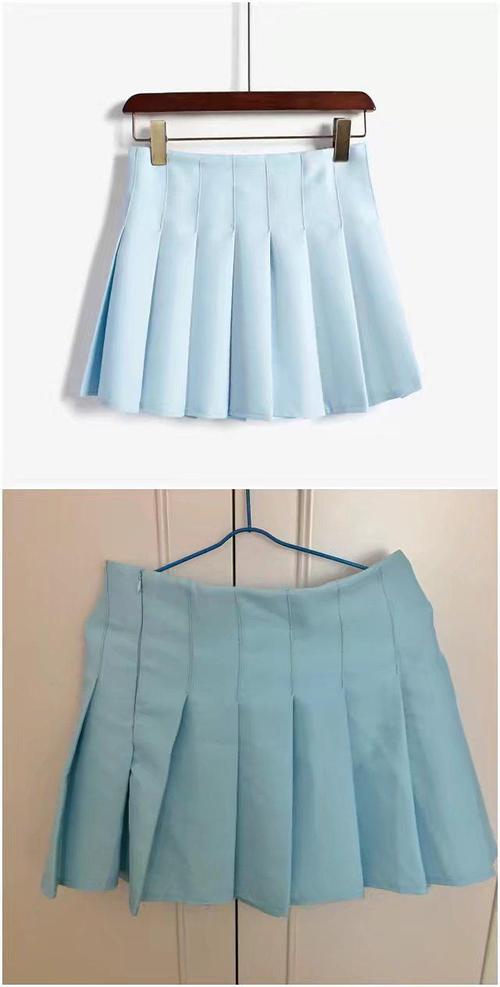 【全新带吊牌】湖蓝绿百褶裙 我买小了 50包邮出