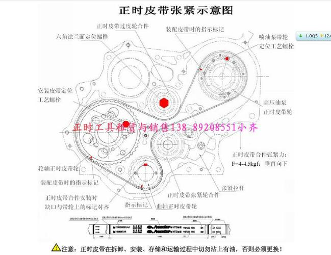 江铃欧三t系列柴油发动机正时