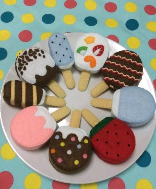 这些精美的食物真的是不织布做的!