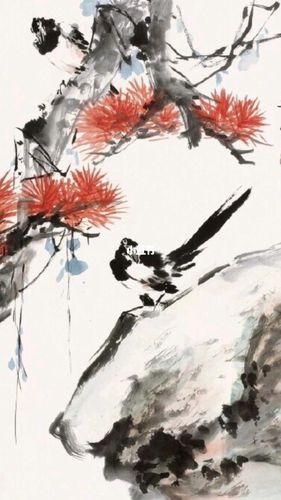 【王雪涛 花鸟画喜鹊梅花】_梅花_中国风_婚姻_桃花_艺术_春日创造家