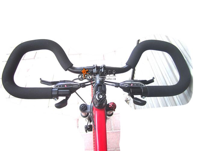 旅行车山地自行车蝴蝶把 31.8/25.4车把弯把铝合金可调长途休息把