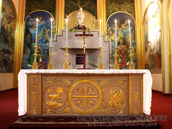 为上海四川南路洋泾浜圣若瑟堂设计恢复祭台