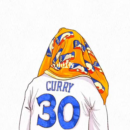 procreate头像手绘初学者 nba 库里【步骤】_头像_nba