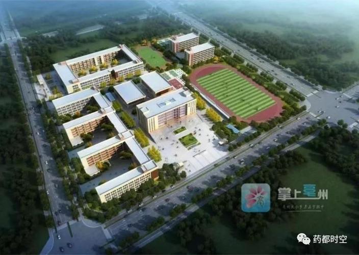 第三十三中学(含亳州市第七小学) 位于 桐花路与老君大道交叉口西北侧