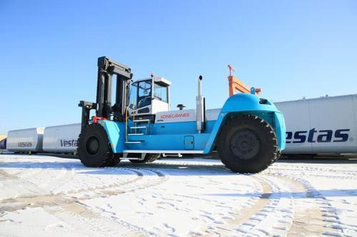 kcl向维斯塔斯交付中国最大叉车