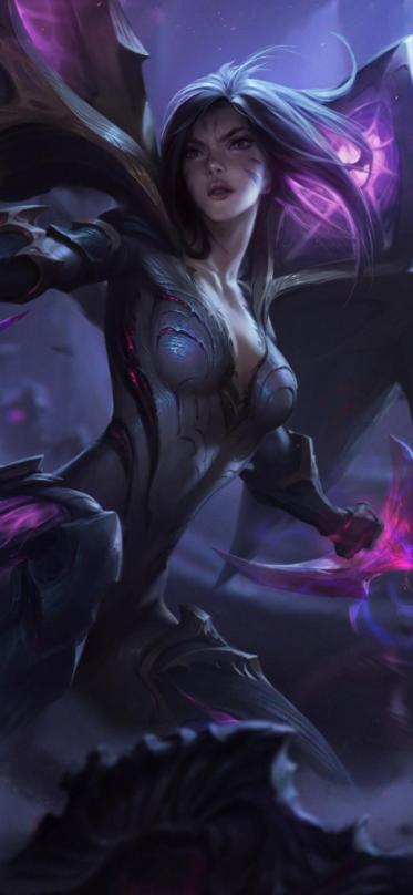 1k手机竖屏分辨率720x1560lol英雄联盟虚空之女卡莎皮肤14壁纸