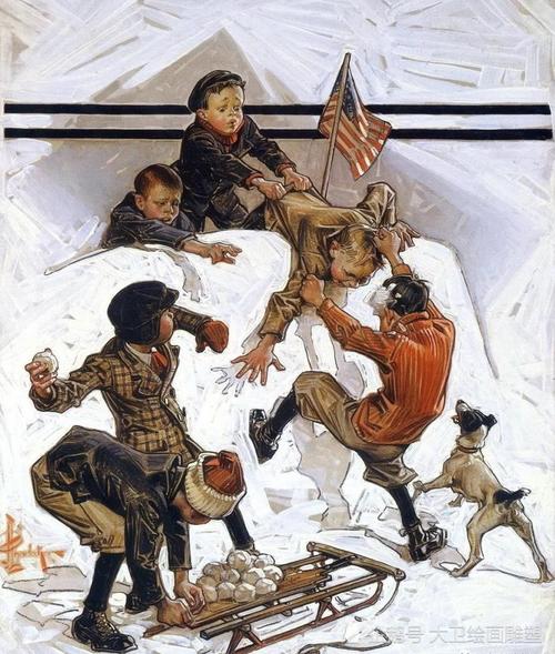 经典插画作品插画大师约瑟夫克里斯蒂安莱恩德克的插画作品4