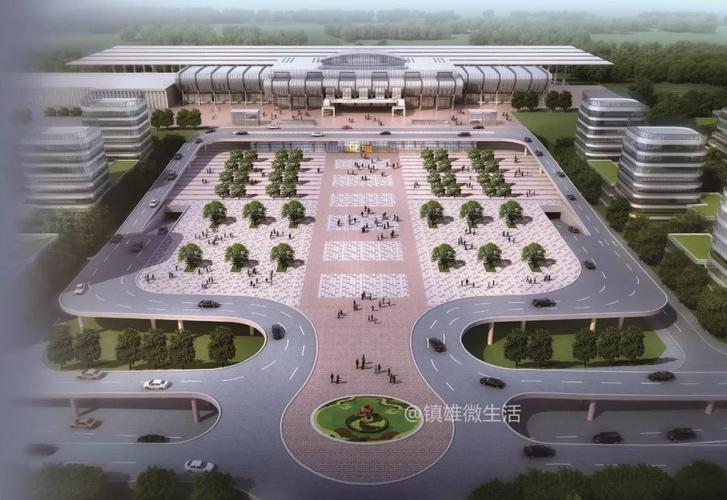 镇雄"高铁站"站前广场效果图流出.