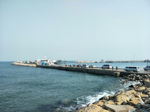 碧海蓝天～龙口市东海旅游度假区美丽的海景!