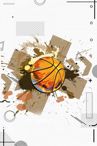 运动 健身 青春 球类, 飞舞, 运动, 简单热血篮球运动背景