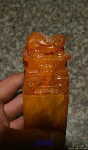 天然寿山石田黄石老印章 - 中华古玩网 - 古董收藏