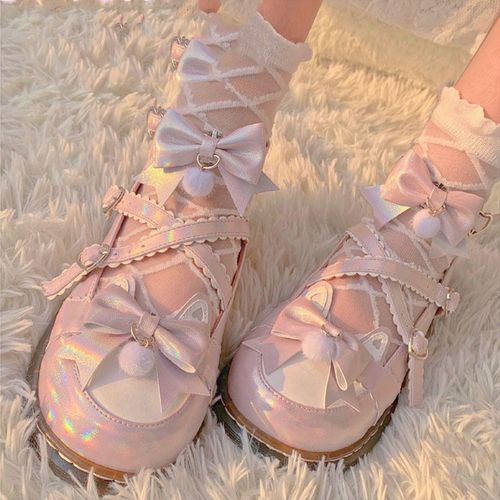 元鲜洛丽塔鞋子日系可爱学院风仙女风italo日系萝莉演出jk小皮鞋茶会