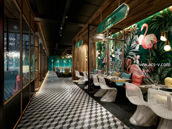专业东南亚餐厅装修设计|成都frog公社东南亚泰式海鲜