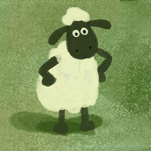 小羊肖恩第二弹～情侣闺蜜头像背景图来取～_小羊肖恩