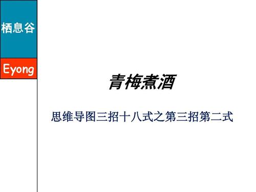 《思维导图的三招十八式》17——青梅煮酒(下)ppt