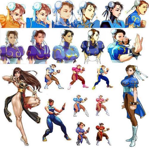 历代街头霸王人物形象变化三十年后我们老了而他们依旧如初