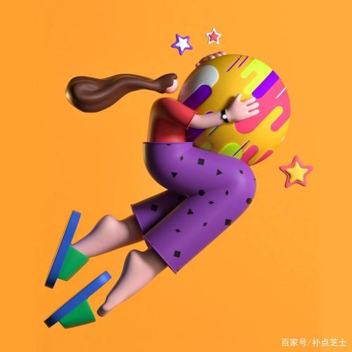 本土艺术家uv朱用3d插画对时尚进行诠释,色彩喷涌又