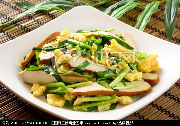 韭菜鸡蛋炒香干