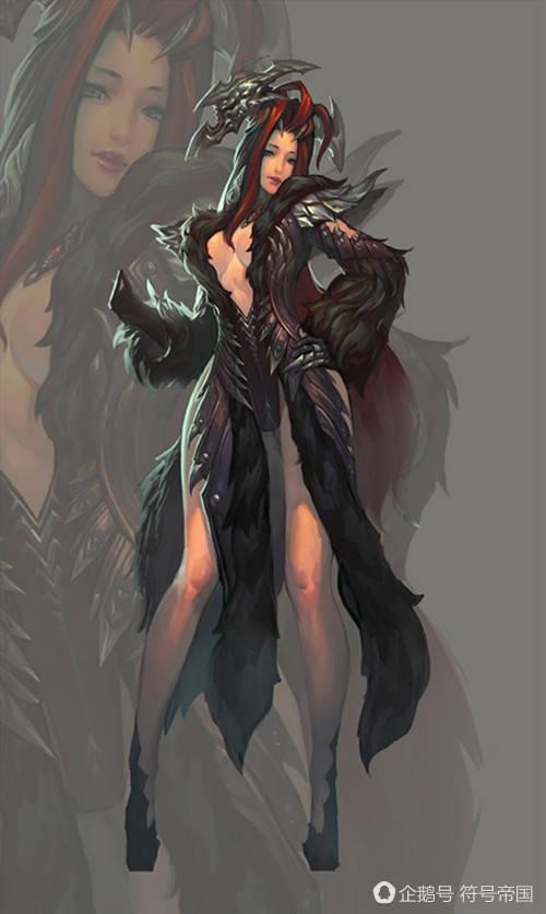 上古女妖雨师妾,两手各操一蛇,左青右赤,灵族黑魔法的