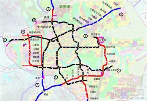 (送审规划图显示4号线延长线贯穿沙井)