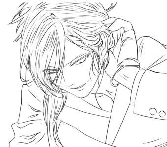 漫画男生图片铅笔画图片