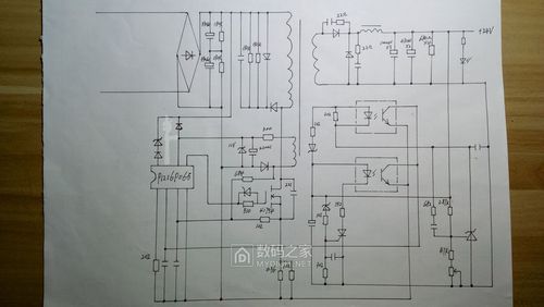 明纬nes15024开关电源附手工画的电路图