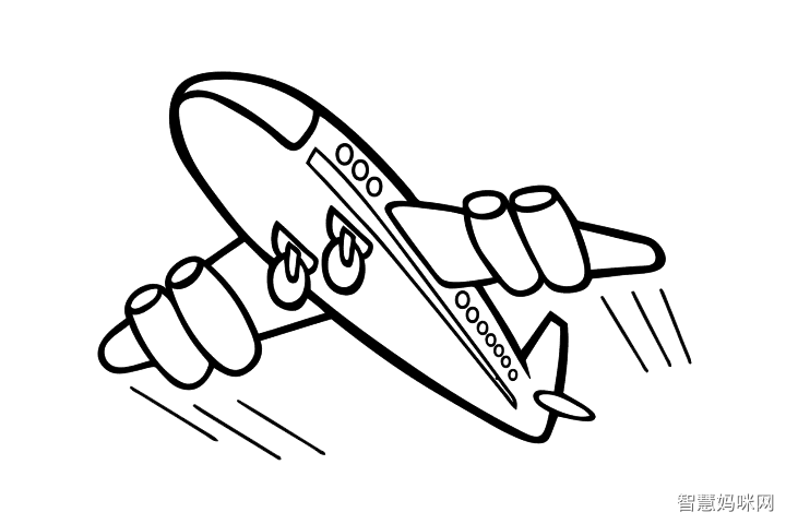 6种飞机的简单画法