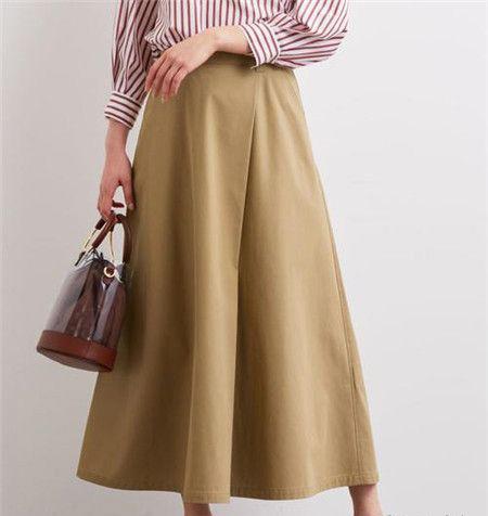 春季半身长裙搭配图片 半身长款配什么鞋子好看