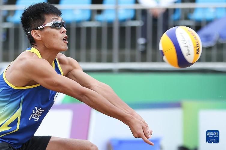 全运会-沙滩排球男子成年组:上海一队获得铜牌