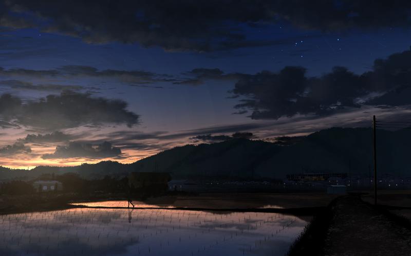 深色系动漫风景电脑壁纸图