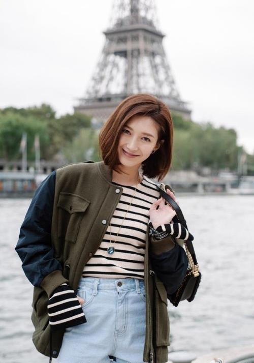 江疏影发型32岁江疏影换个发型年轻了10岁