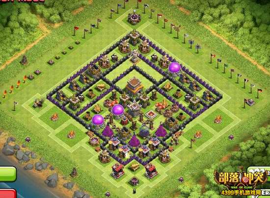 部落冲突8本防龙阵型推荐部落战冲杯两用