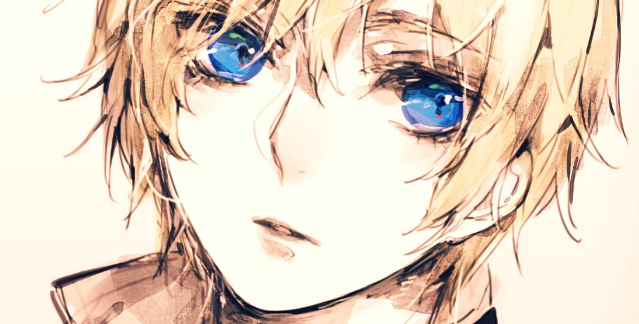 画师 みい id=58061776 男 男图 帅酷 p站 【p站男图】蓝瞳 金发