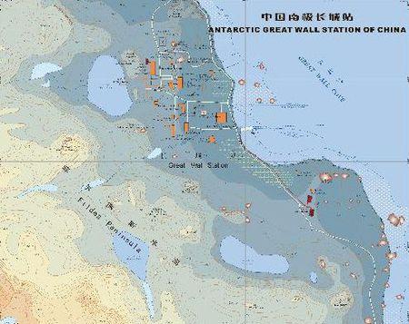 中国南极长城站的地理位置
