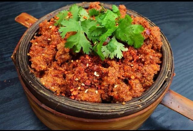 品美食宜宾珙县上罗粉蒸牛肉