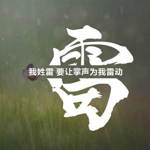 我姓雷,要让掌声为我雷动